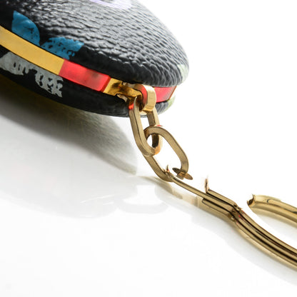 Louis Vuitton Monogram Multicolor Astropill Light Key Ring Black 3 of 6