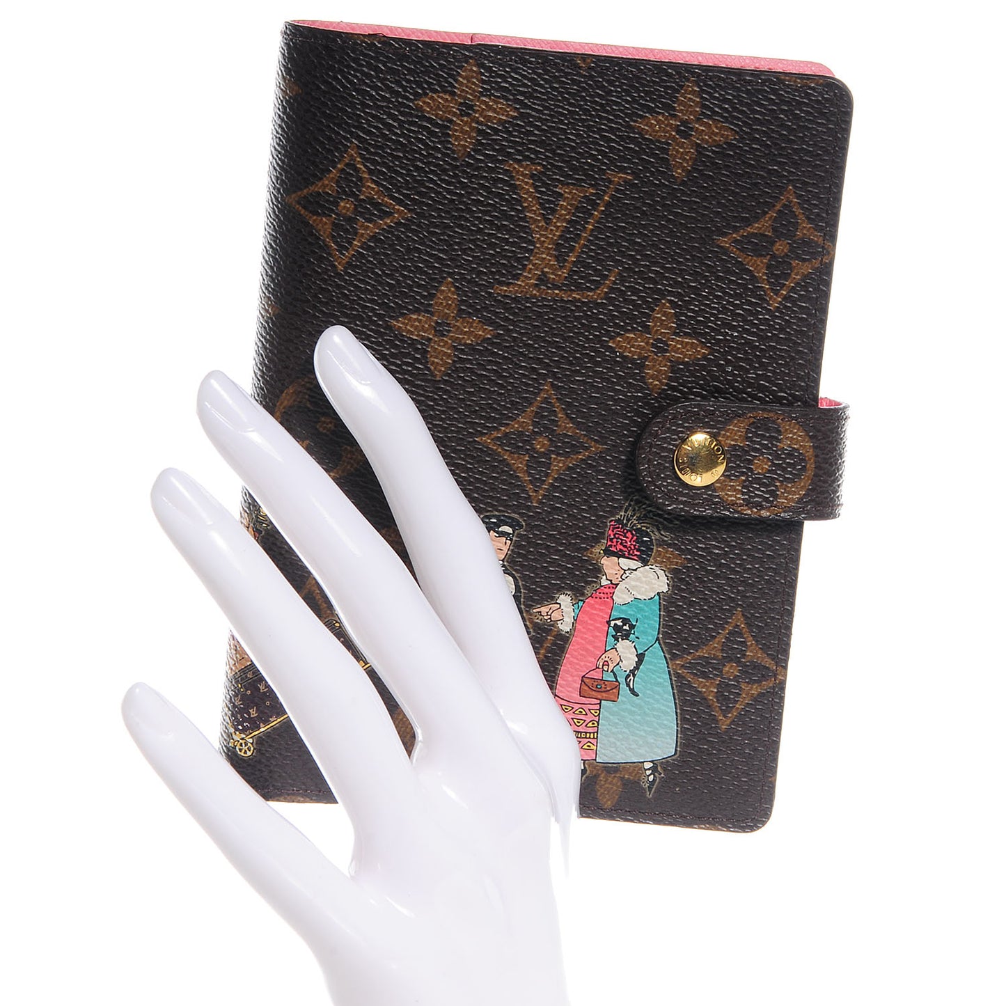 Monogram Illustre Small Ring Agenda Rose