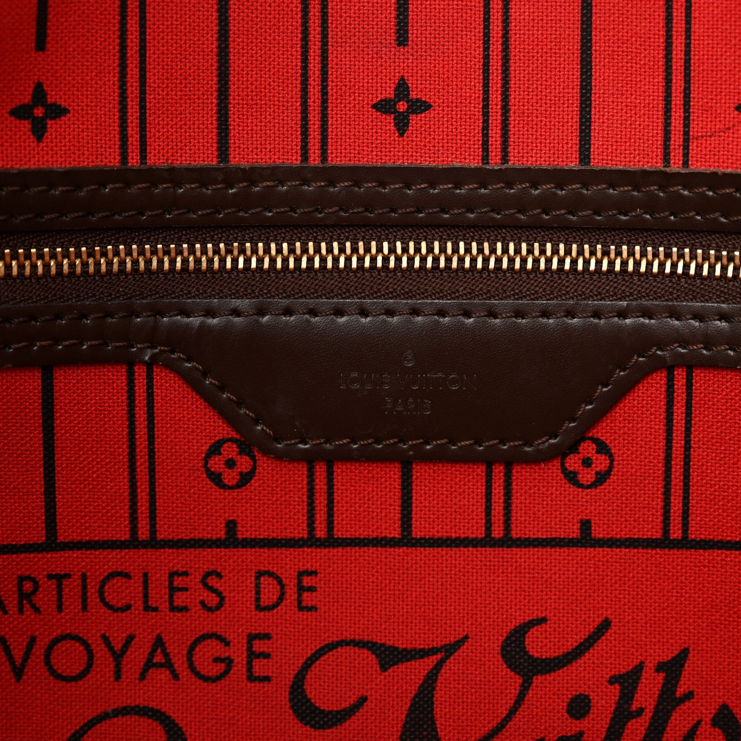 Louis Vuitton Damier Ebene Neverfull MM 6 of 16