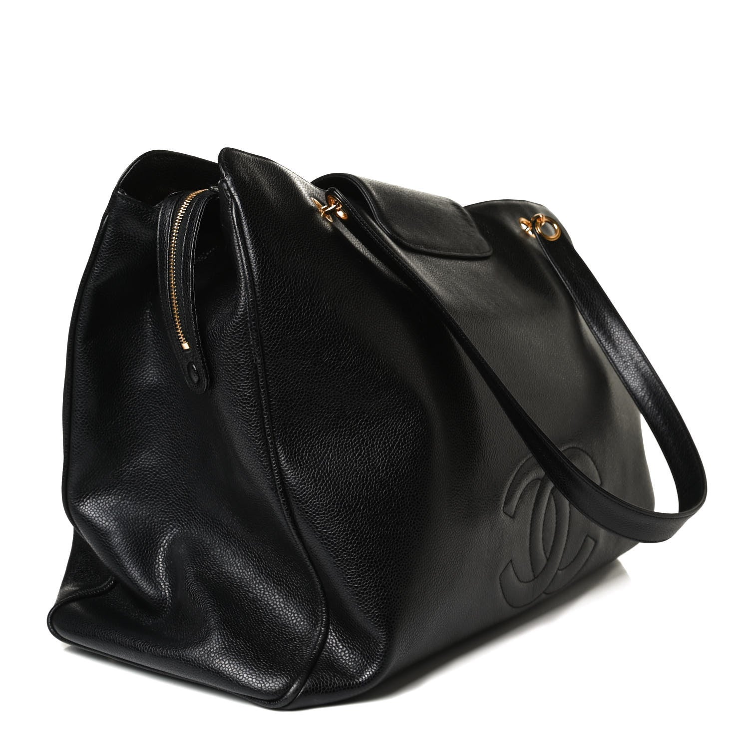 Chanel Caviar XL Weekender Bag Black 3 of 24