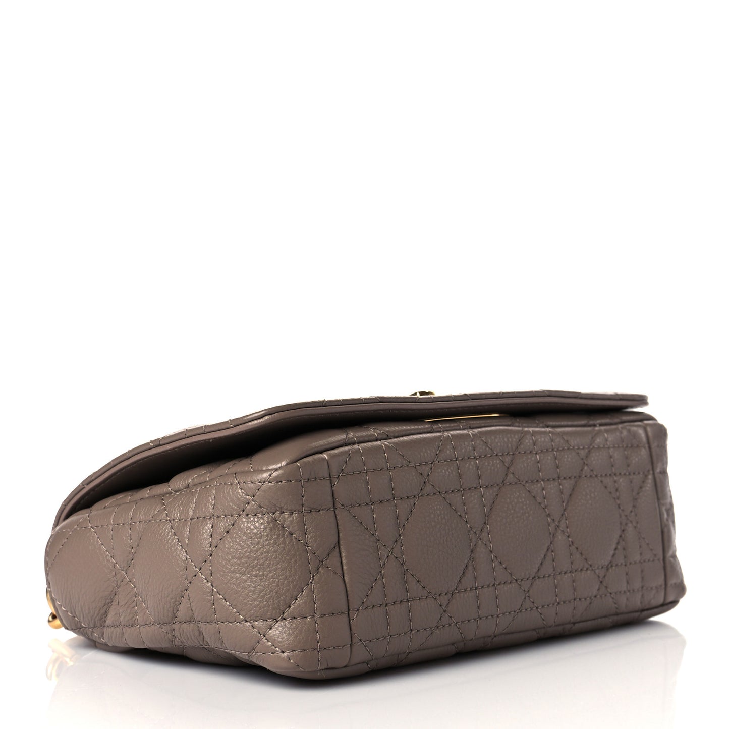 Calfskin Cannage Small Caro Bag Taupe