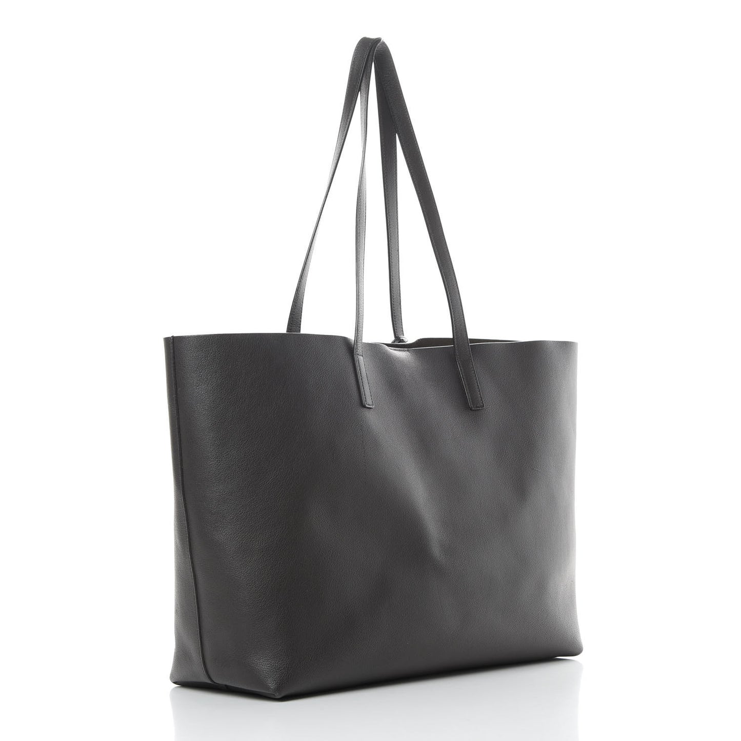 Calfskin Large Shopping Tote Coal