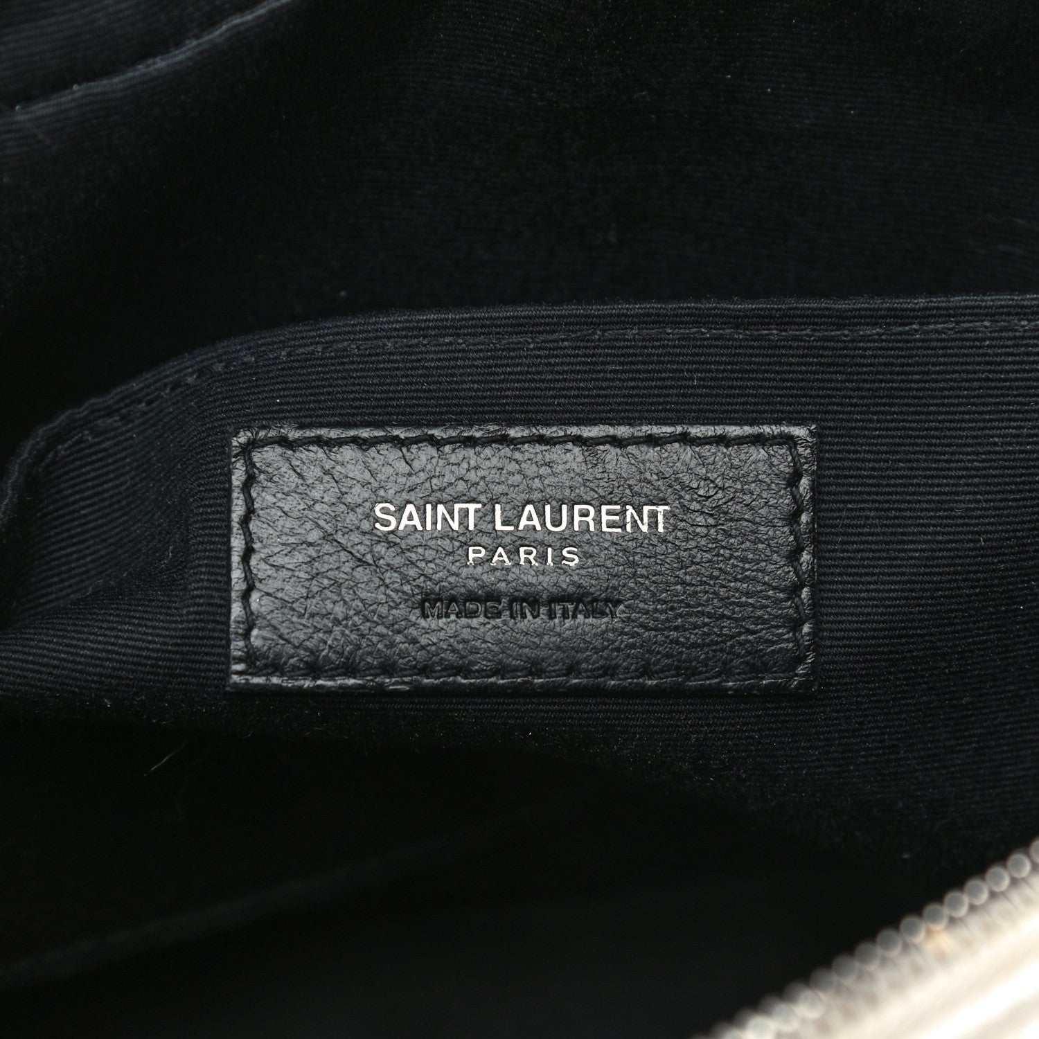Saint Laurent Lambskin Monogram Small Lou Camera Bag White 6 of 14