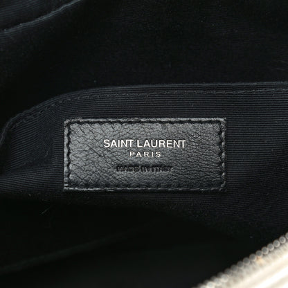 Saint Laurent Lambskin Monogram Small Lou Camera Bag White 6 of 14