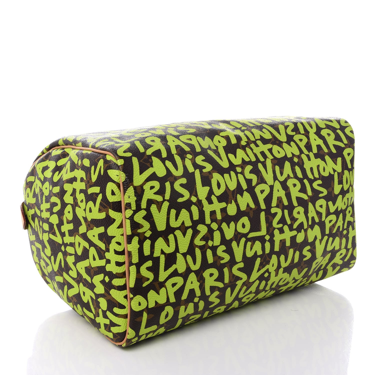 Louis Vuitton Monogram Graffiti Speedy 30 Green 3 of 8