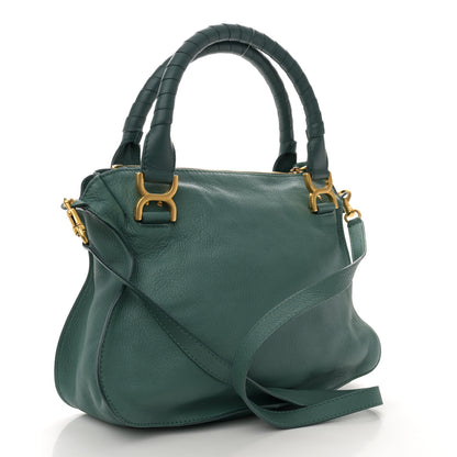Chloe Calfskin Medium Marcie Satchel Emerald 3 of 11