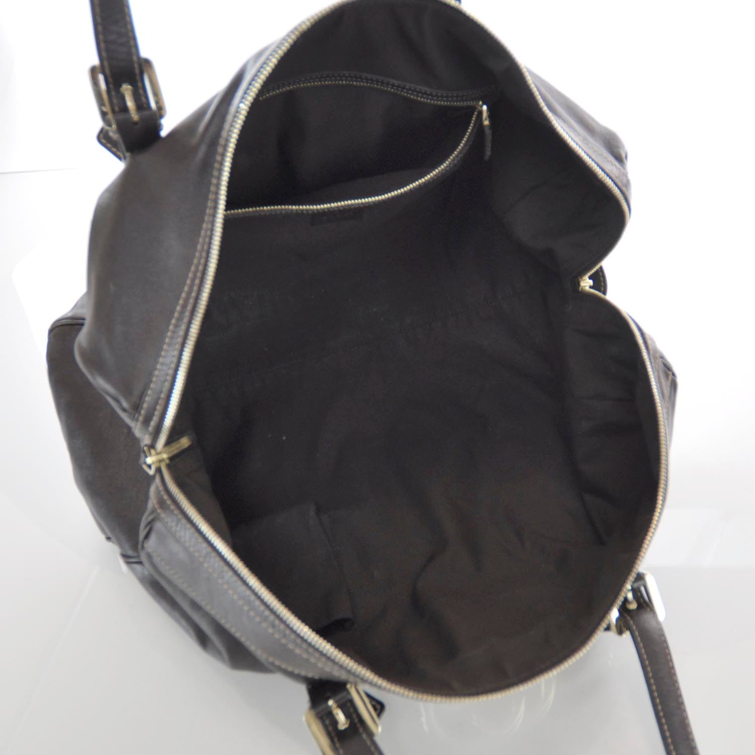 Gucci Leather Large Britt Boston Brown 5 of 7