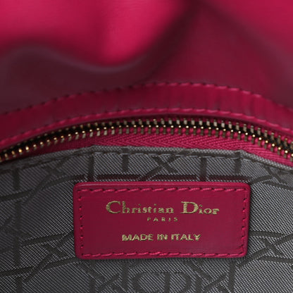 Christian Dior Lambskin Cannage Mini Lady Dior Fuchsia 7 of 10