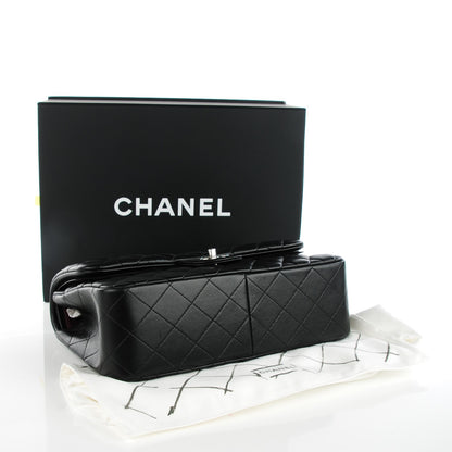 Chanel Lambskin Quilted Jumbo Double Flap Black 4 of 9
