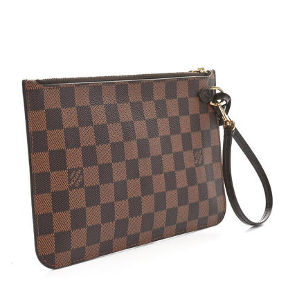 Louis Vuitton Damier Ebene Neverfull MM GM Pochette 3 of 8