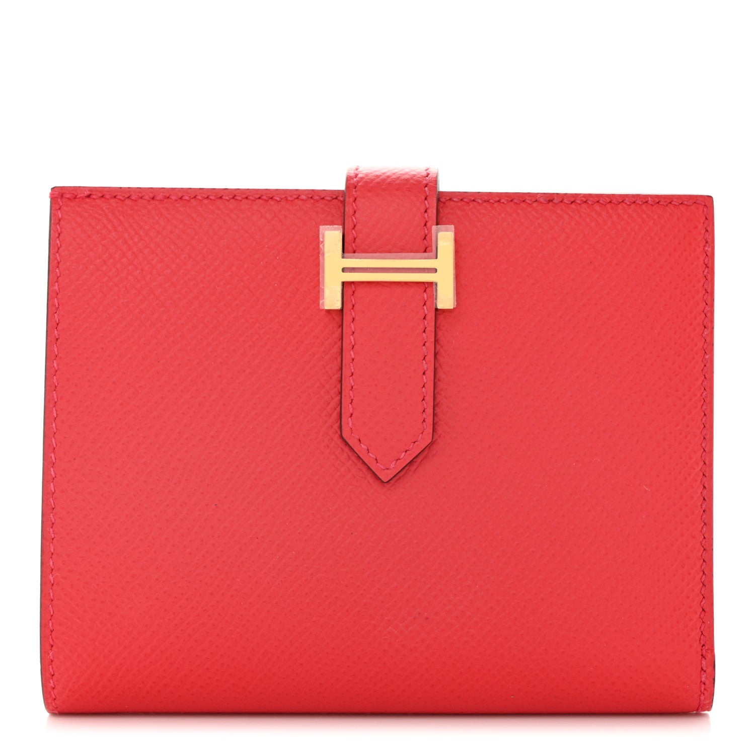 Hermes Epsom Bearn Compact Wallet Bougainvillea 1 of 8
