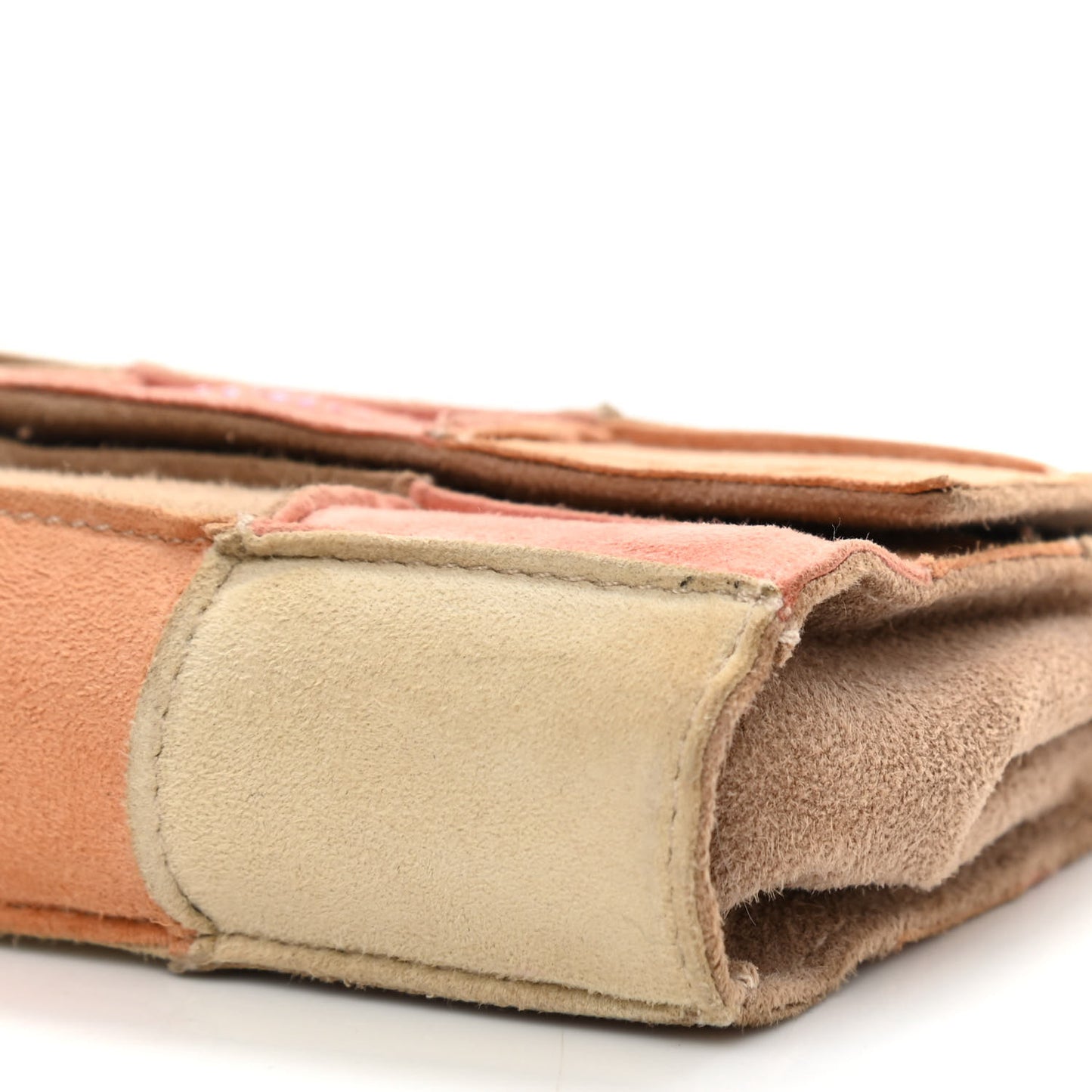Suede Patchwork Mini Flap Multicolor