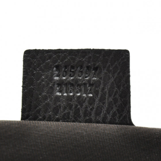 Gucci Crystal Monogram Dollar Calfskin Medium Joy Boston Beige Ebony Testa di Moro 11 of 12