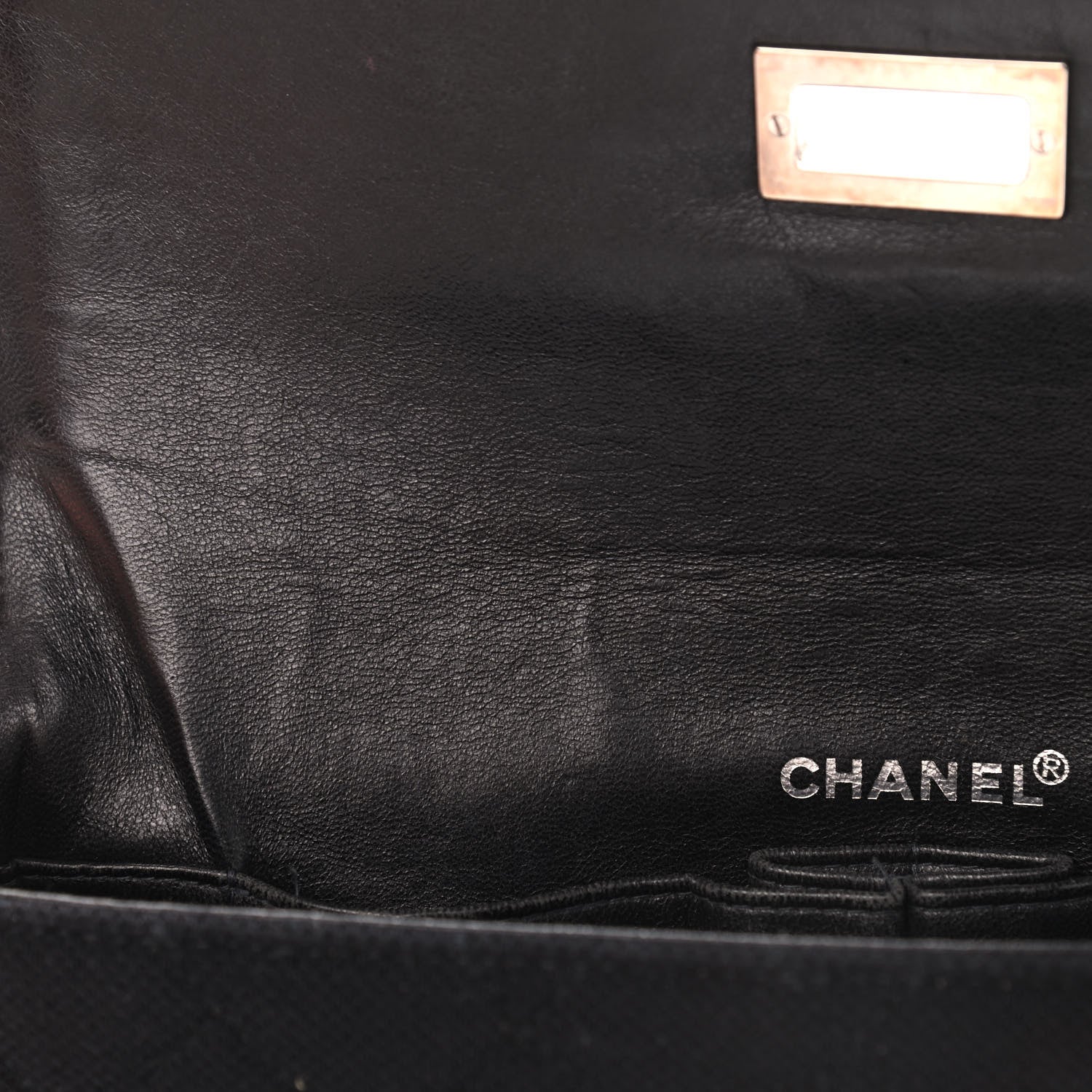 Chanel Jersey Patent Quilted 2.55 Reissue East West Flap Black 10 of 13
