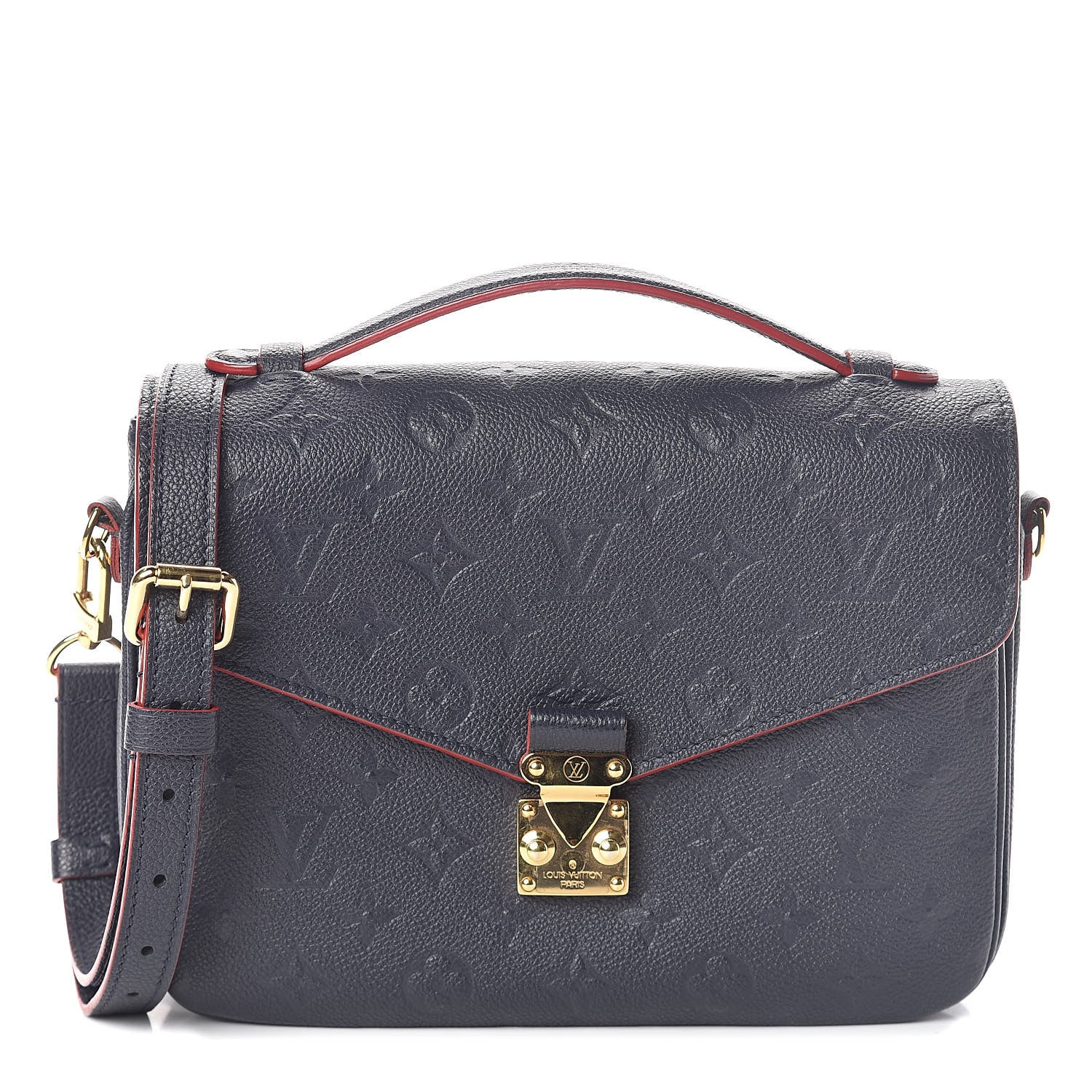 Louis Vuitton Empreinte Pochette Metis Marine Rouge 1 of 8