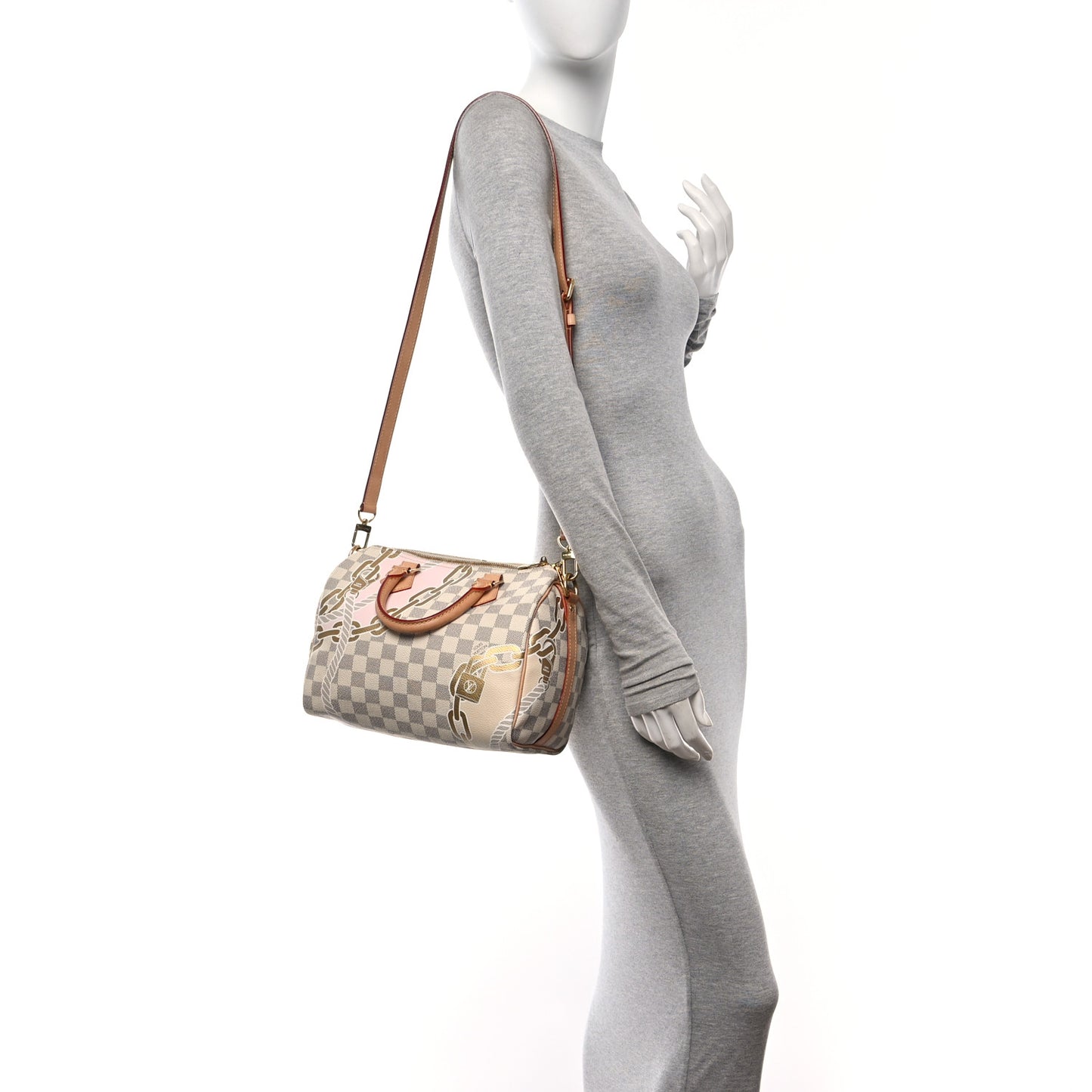 Damier Azur Nautical Speedy Bandouliere 25