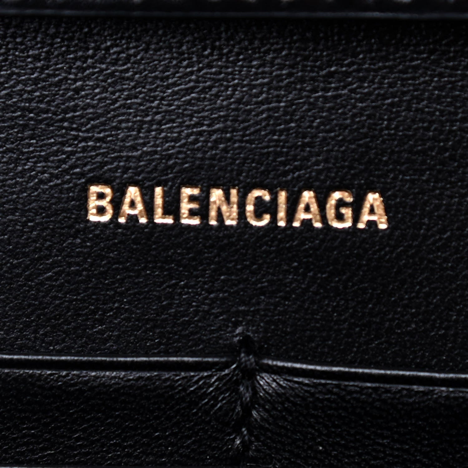 Balenciaga Shiny Box Calfskin Hourglass Chain Bag Black 6 of 8
