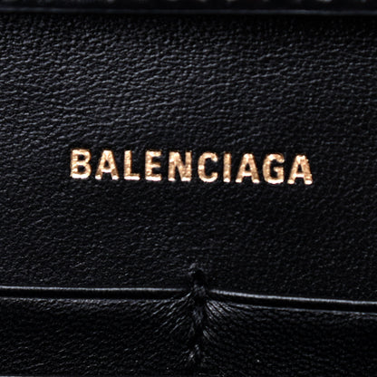Balenciaga Shiny Box Calfskin Hourglass Chain Bag Black 6 of 8