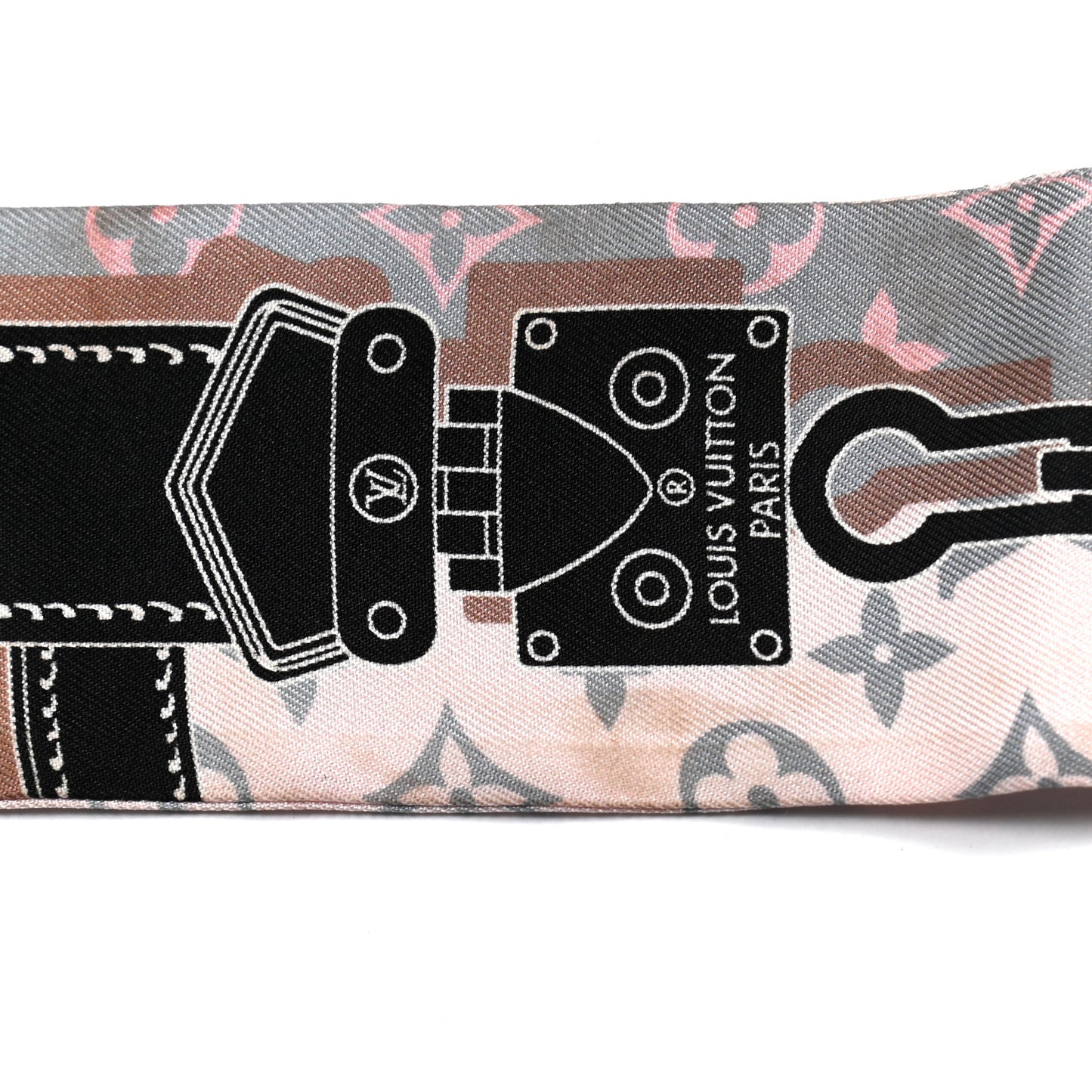 Silk Monogram Rising Confidential BB Bandeau Black Rose