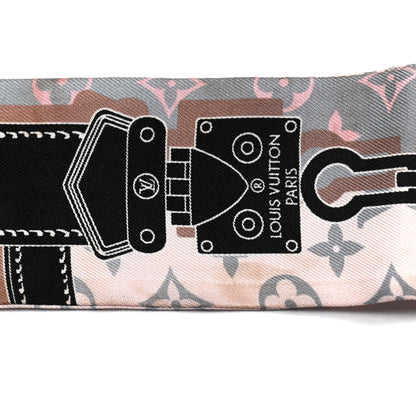 Louis Vuitton Silk Monogram Rising Confidential BB Bandeau Black Rose 8 of 8