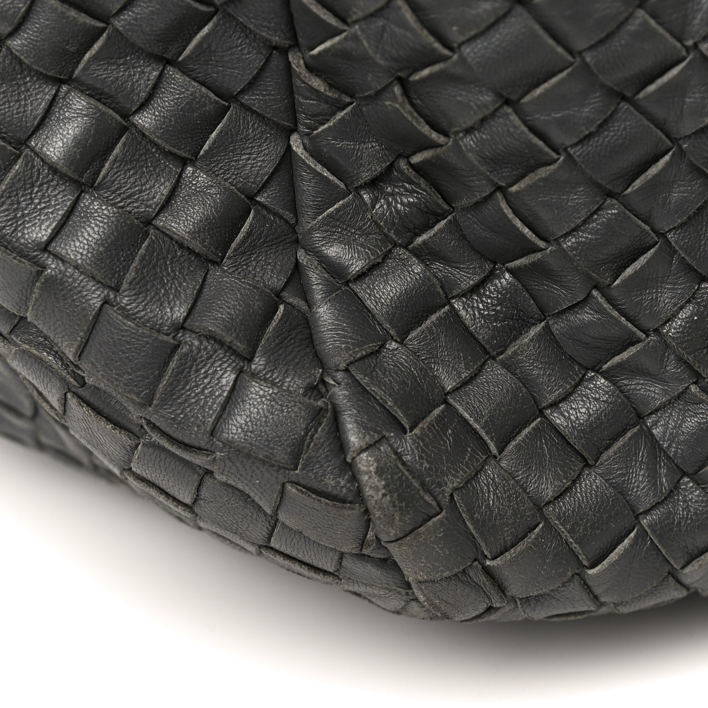 Nappa Intrecciato Large Campana Hobo Shadow
