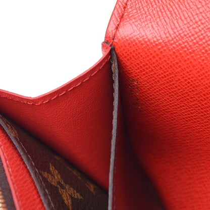 Louis Vuitton Monogram Bloom Flower Emilie Wallet Coquelicot 7 of 11