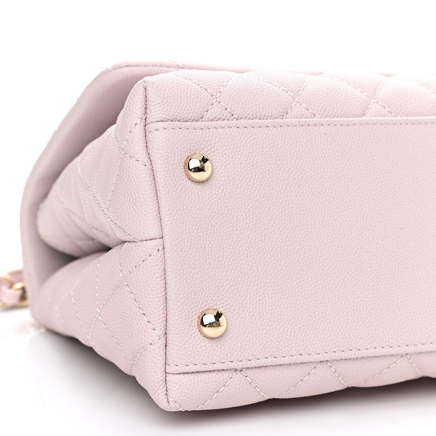 Caviar Quilted Small Coco Handle Flap Lilas Lilac