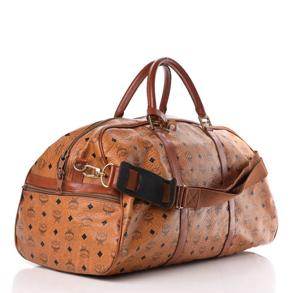 MCM Visetos Traveler Bag Cognac 3 of 17