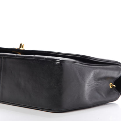 Chanel Lambskin Quilted Medium Single Flap Black 7 of 11