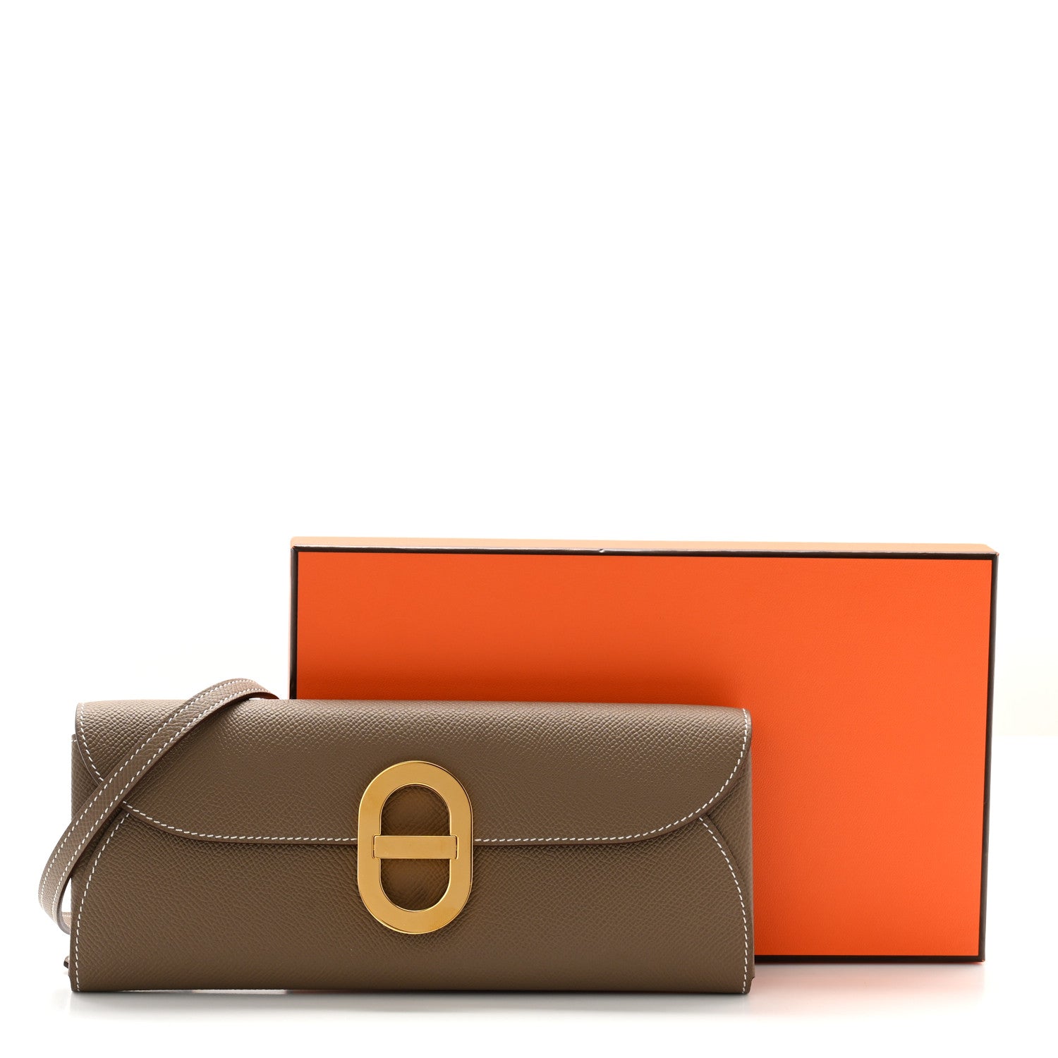 Hermes Epsom Maillon Wallet To Go Etoupe 11 of 11