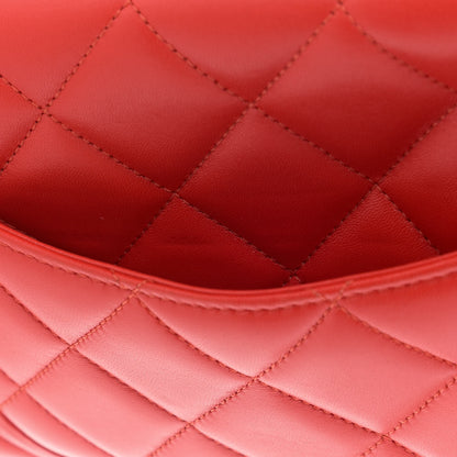 Chanel Lambskin Quilted Medium Trendy CC Flap Red 16 of 18