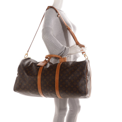 Louis Vuitton Monogram Keepall Bandouliere 55 2 of 16