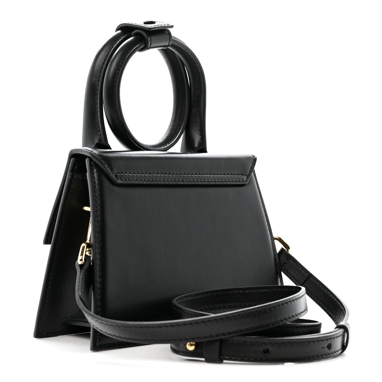 Smooth Calfskin Le Chiquito Noeud Black