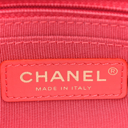 Chanel Velvet Quilted Mini Rectangular Pearl Crush Flap Coral 6 of 10
