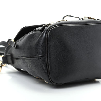 Chloe Suede Calfskin Mini Faye Backpack Black 6 of 9