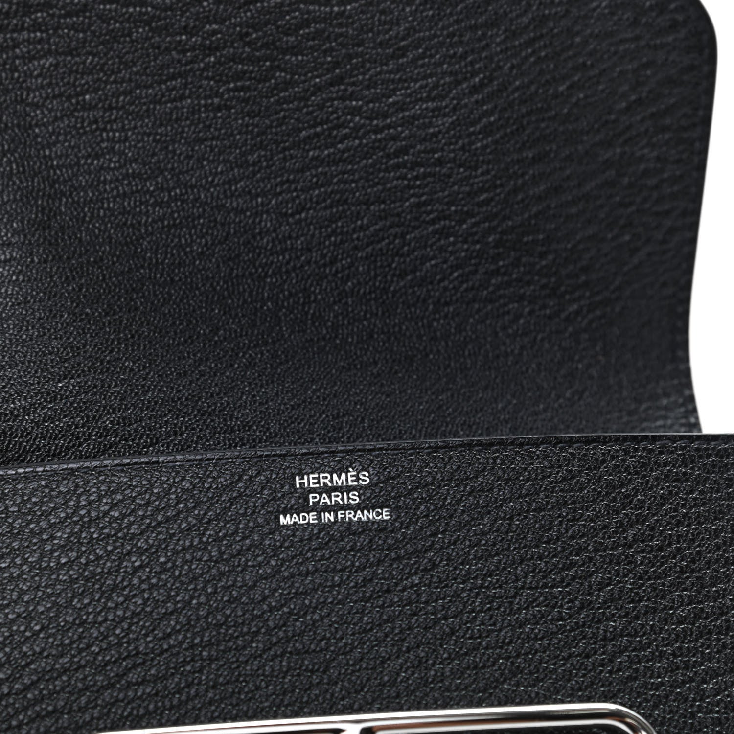 Hermes Chevre Mysore Roulis Slim Wallet Black 6 of 9