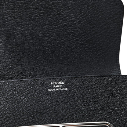 Hermes Chevre Mysore Roulis Slim Wallet Black 6 of 9