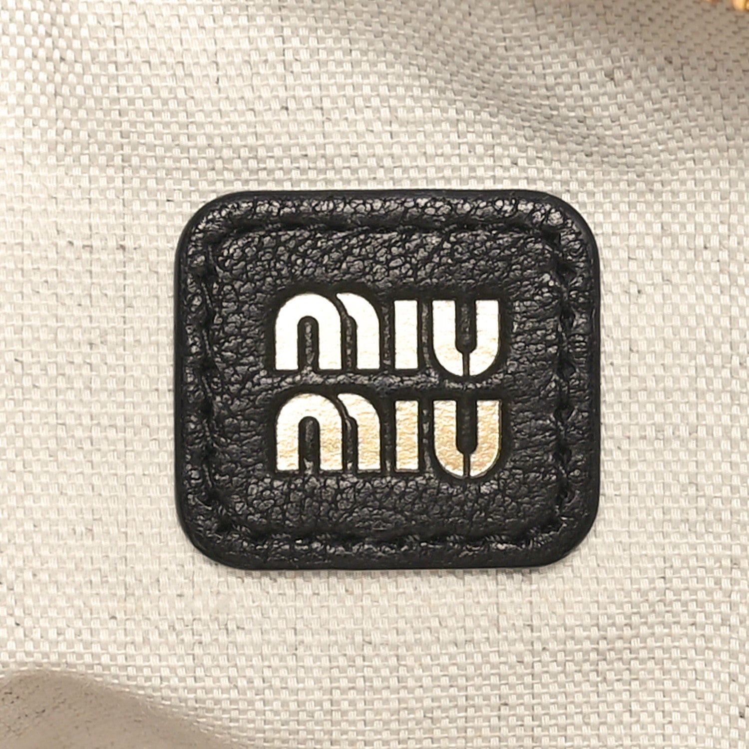 Miu Miu Nappa Mini Pouch Black 6 of 11