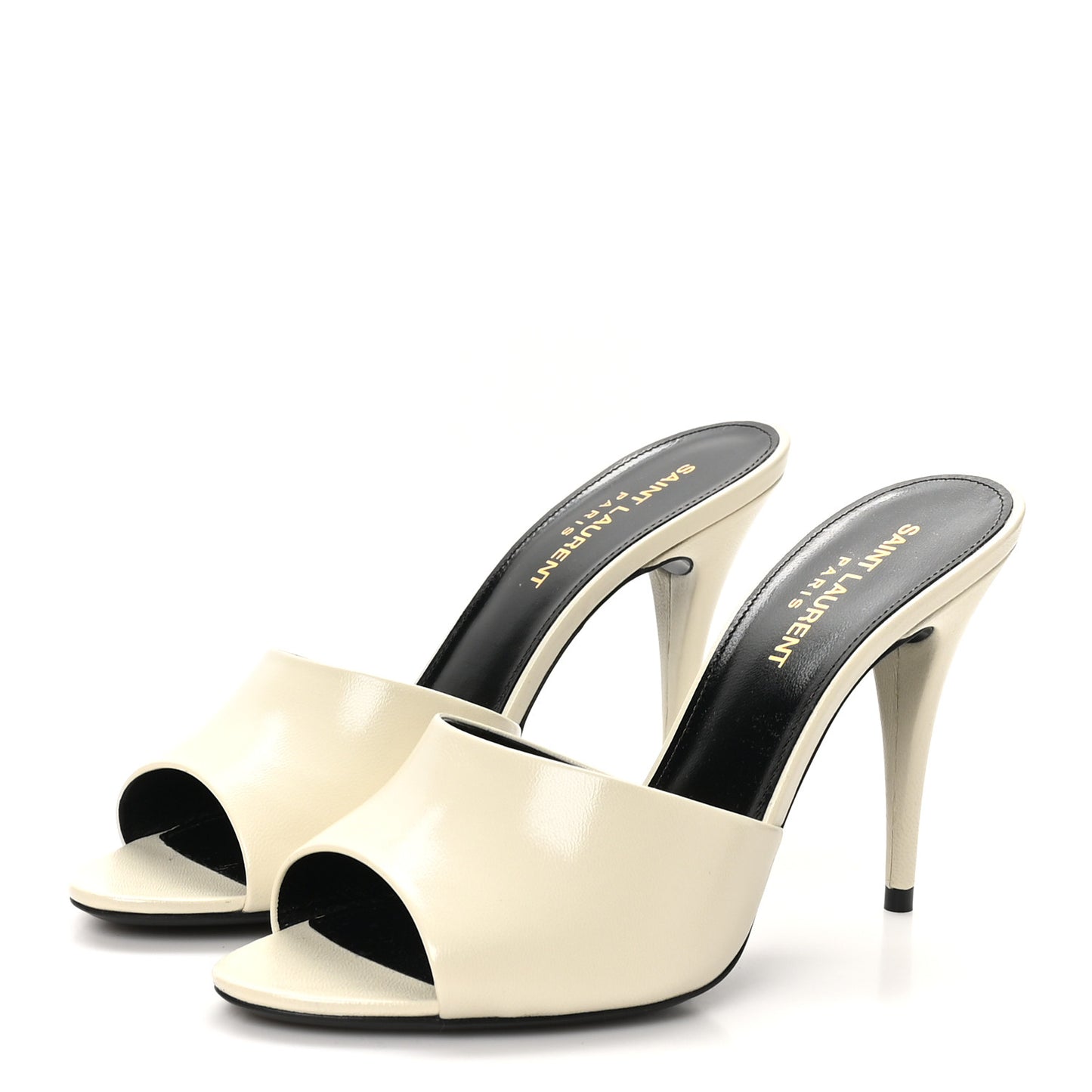 Calfskin New Belfagor 95mm Mules 37 Pearl