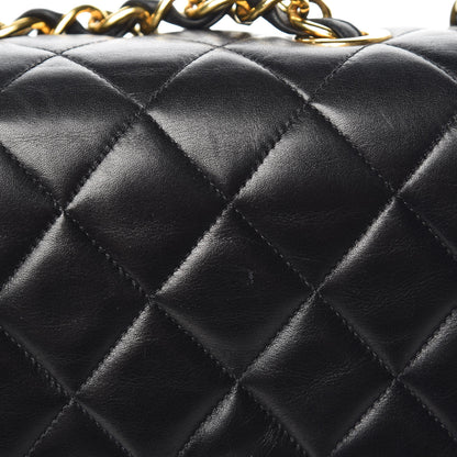 Chanel Lambskin Quilted XL Jumbo Single Flap Black 12 of 13