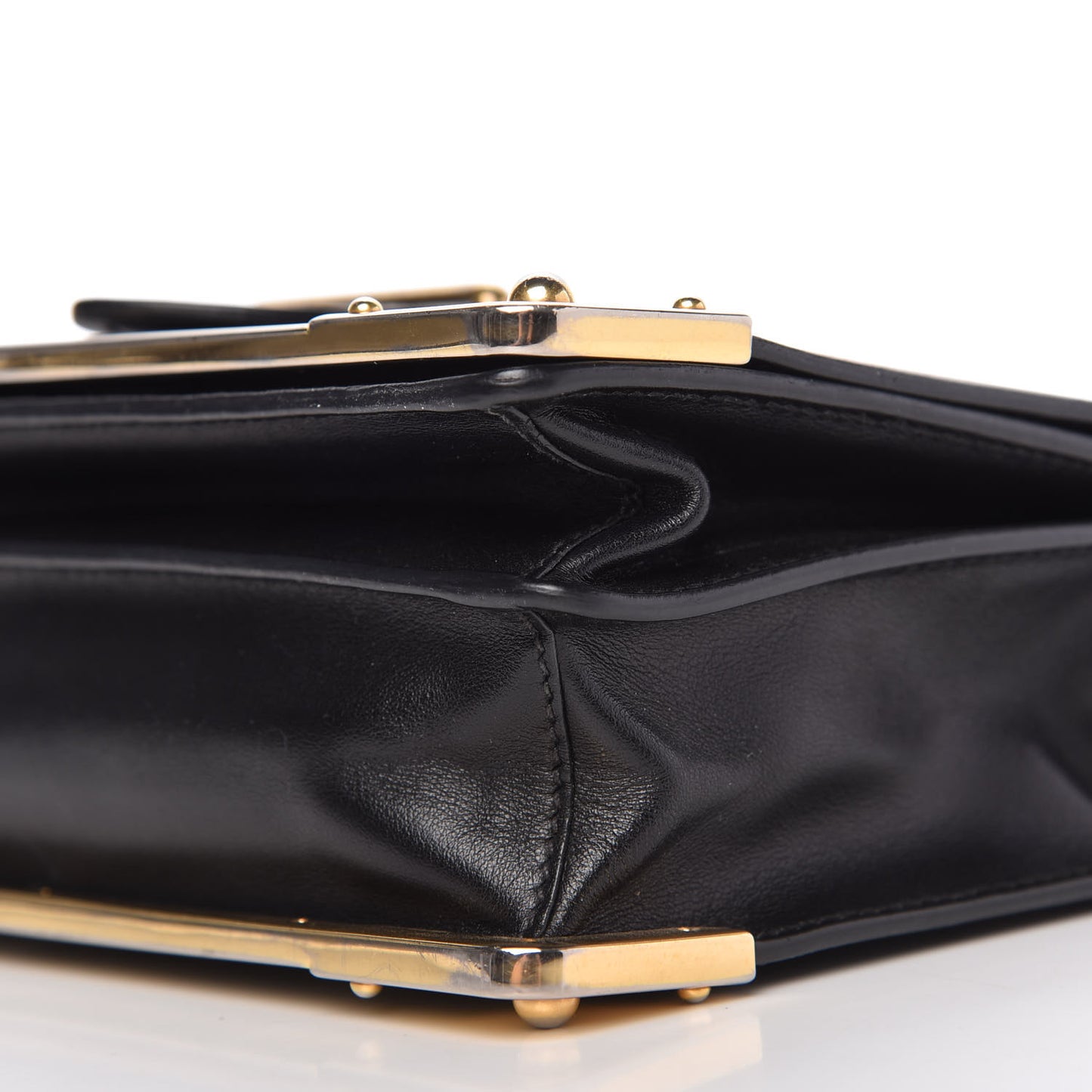 City Calf Saffiano Cahier Bag Black