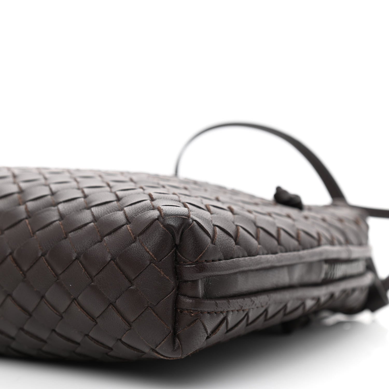 Bottega Veneta Nappa Intrecciato Nodini Crossbody Messenger Ebano 20 of 24