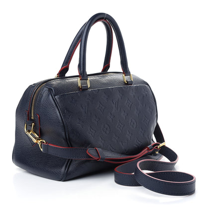 Louis Vuitton Empreinte Speedy Bandouliere 25 NM Marine Rouge 3 of 9