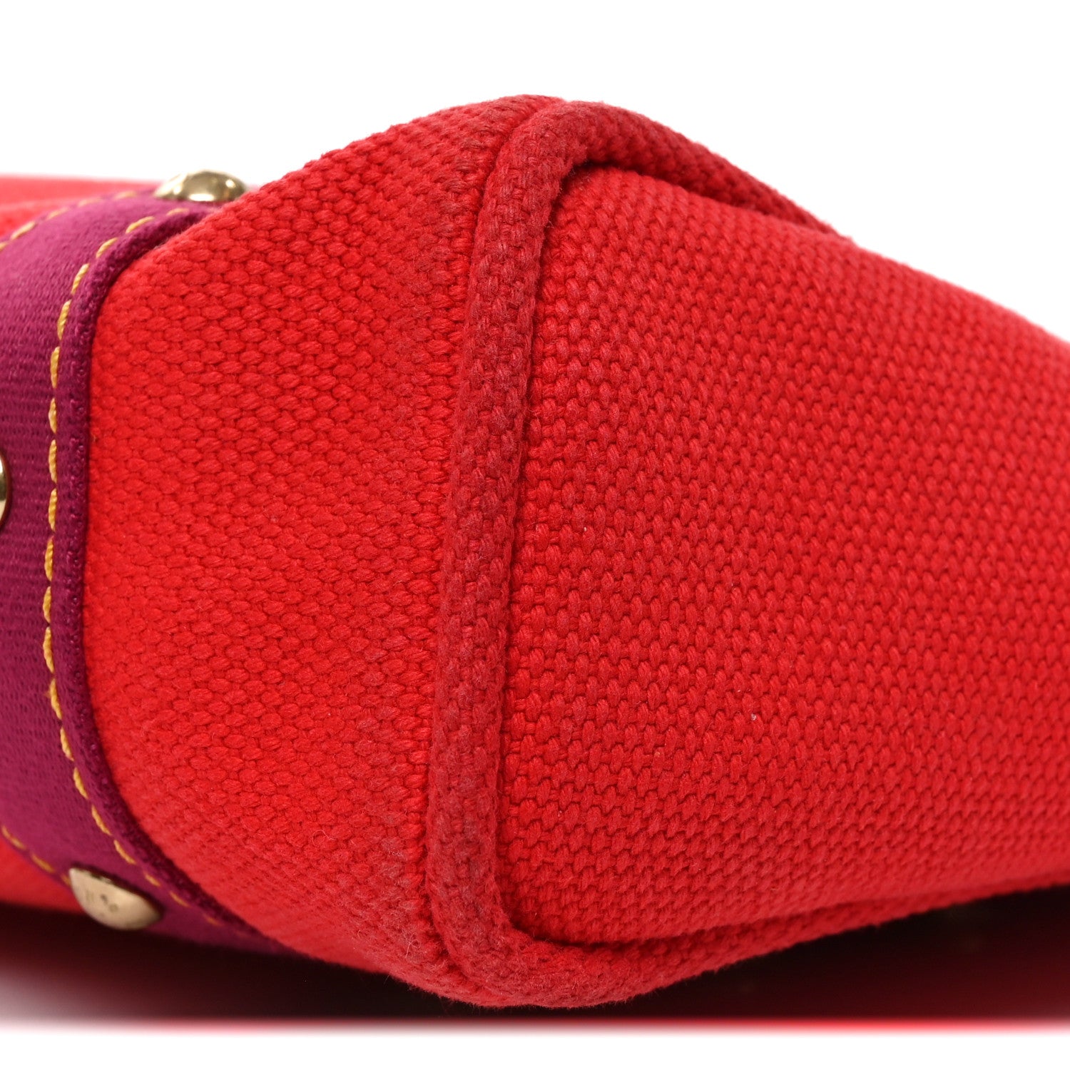 Louis Vuitton Toile Antigua Cabas MM Red Pink 10 of 11