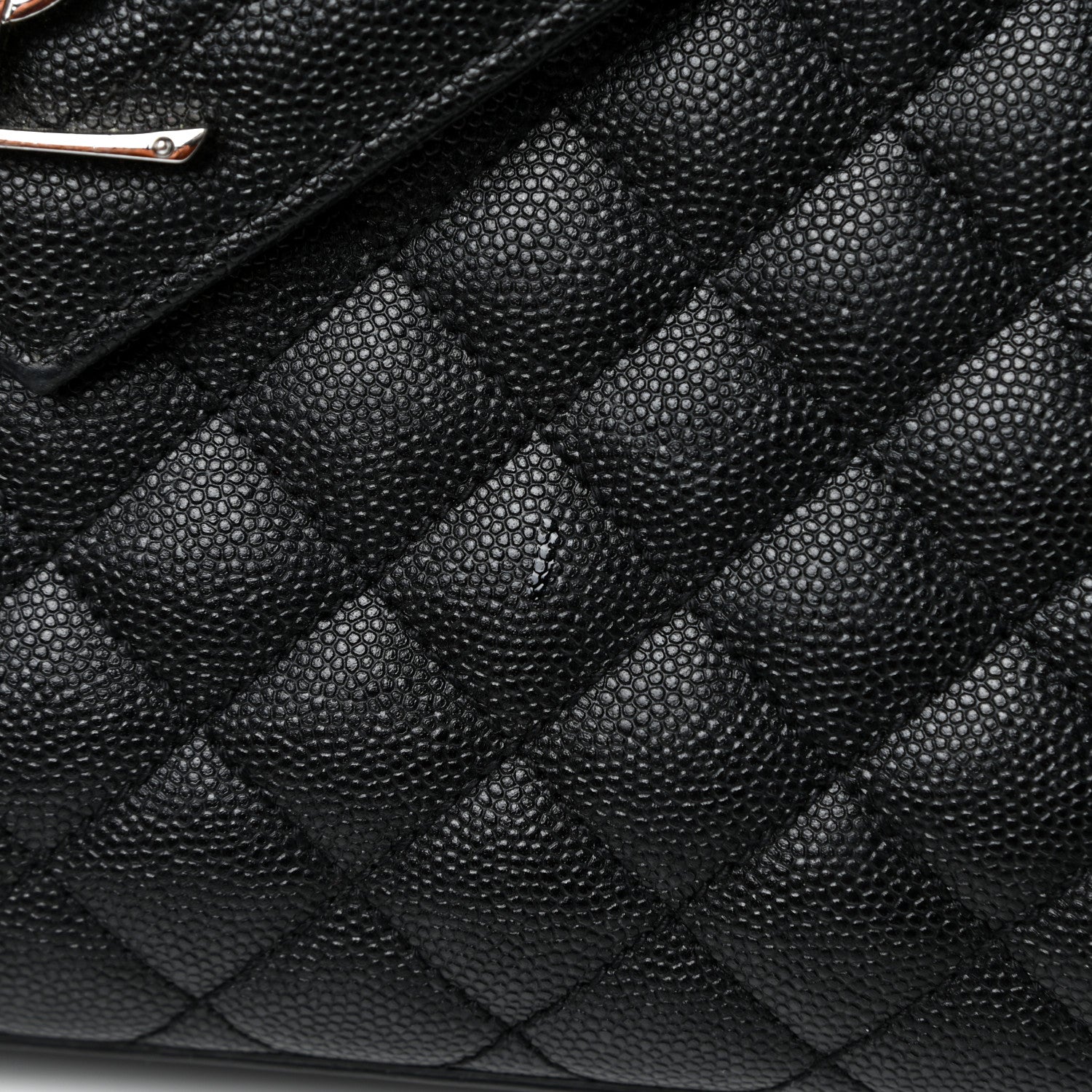 Saint Laurent Grain De Poudre Textured Mixed Matelasse Large Triquilt Monogram Satchel Black 27 of 31