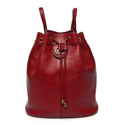 Gucci Piuma Lux Energy Medium Re(Belle) Convertible Bucket Bag Hibiscus Red 1 of 9