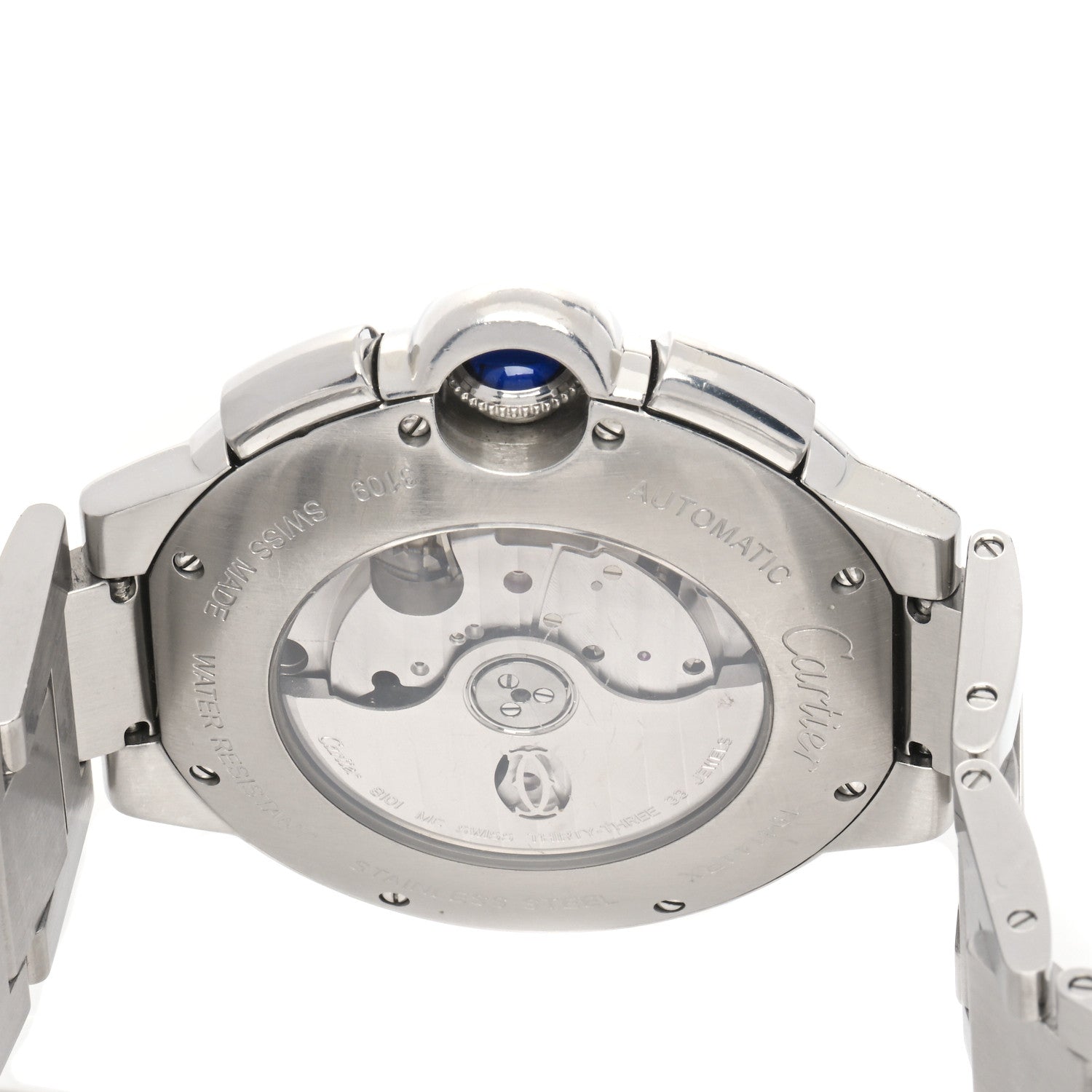 Cartier Stainless Steel 44mm Ballon Bleu De Cartier Chronograph Automatic Watch 4 of 4