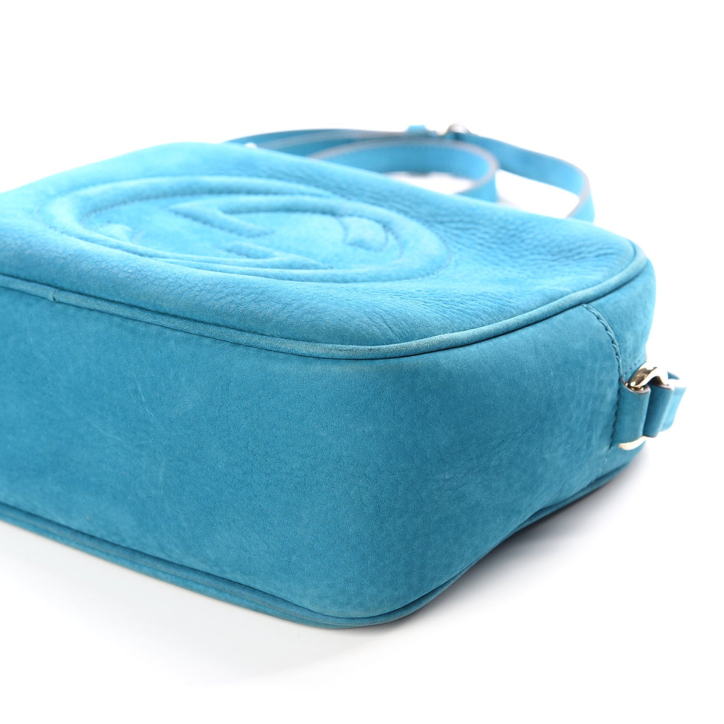 Vitello Range Small Soho Disco Bag Deep Cobalt