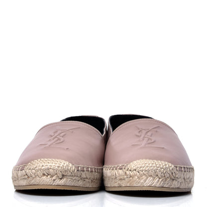 Saint Laurent Nappa Monogram Espadrilles 39 Nude 2 of 6