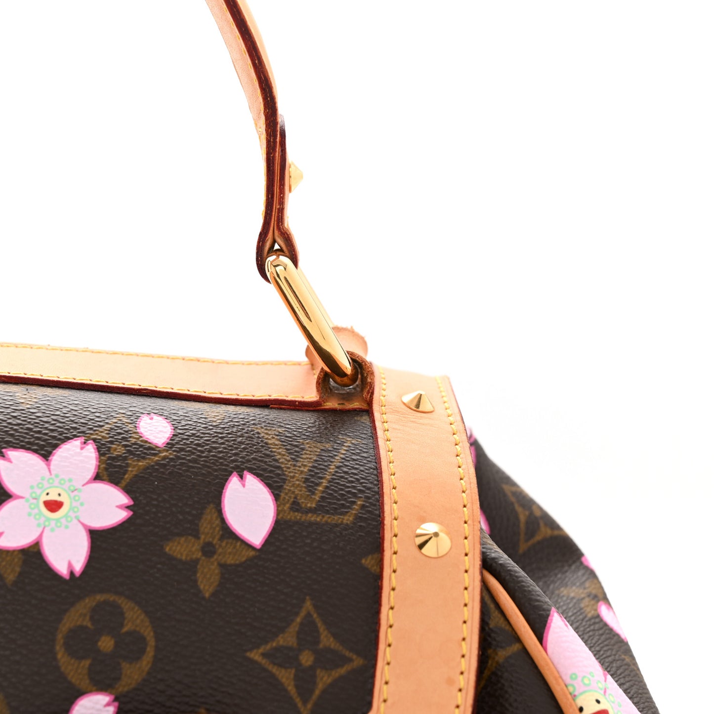 Monogram Cherry Blossom Sac Retro Bag Brown